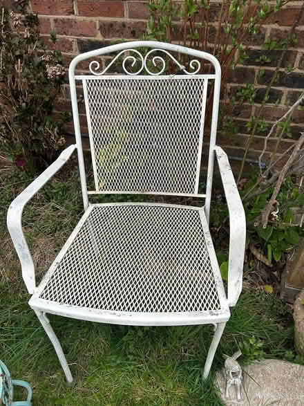 Photo of free Metal garden chair (Epsom KT19) #1