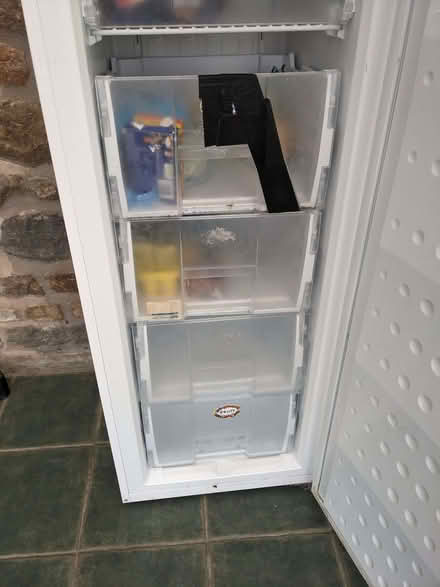 Photo of free White upright freezer (Bashall Eaves BB7) #1