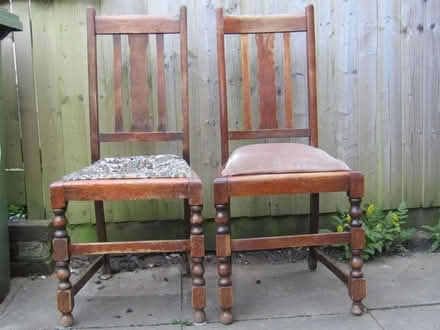 Photo of free Drop leaf table and 2 chairs (Basingstoke) #4