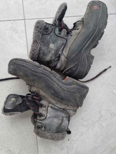 Photo of free Grey boots (Loughborough) #3
