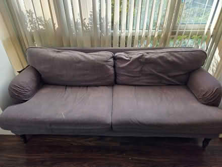 Photo of free Grey Fabric Sofa 3 seater (Dublin 16 Marlay Park Area) #1