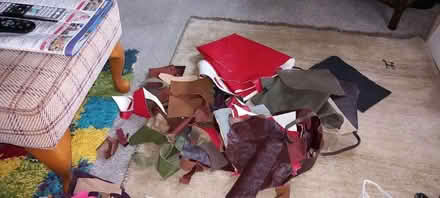 Photo of free bag of leather/suede offcuts (Bexhill-on-Sea) #1