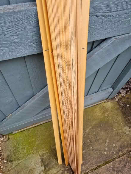 Photo of free Wooden venetian blind slats (Salph End MK41) #1