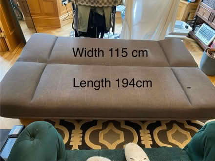 Photo of free Sofa bed with storage (N14 Oakwood Park) #2