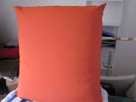 Photo of free Ikea Orange Large Chill Cushion, never used (Canonbury N1) #2