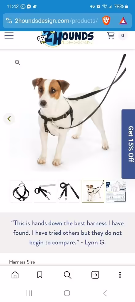Photo of free No-pull dog harness (Aberdeen by train station) #1