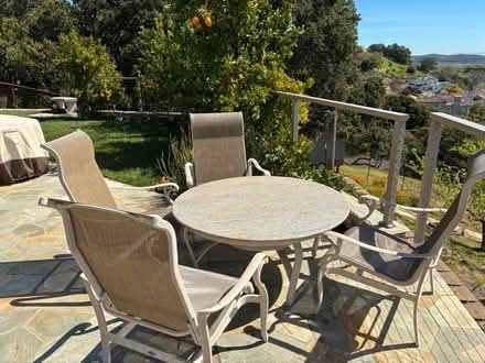 Photo of free Cocktail table with chairs (Novato) #1