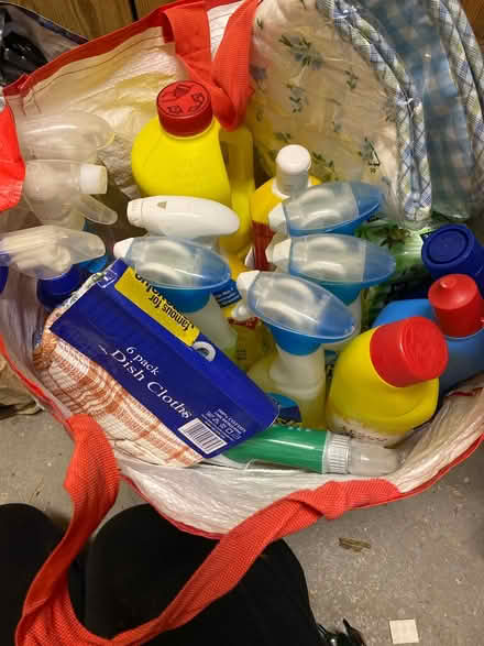 Photo of free Bag full new(ish) cleaning products (N14 Oakwood Park) #1