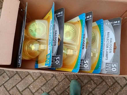 Photo of free Halogen 12 volt 50 watt light bulbs (Woolton L25) #1