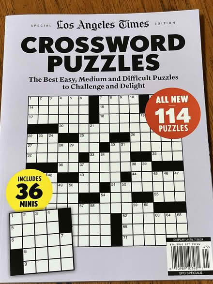Photo of free Los Angeles Times Crossword Puzzles (Wolfe & Reed) #1