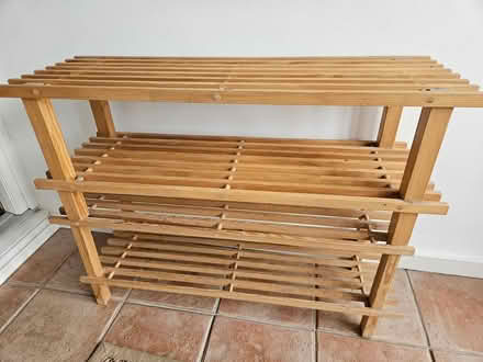 Photo of free shoe racks, wooden (W5 close to Ealing Common) #1