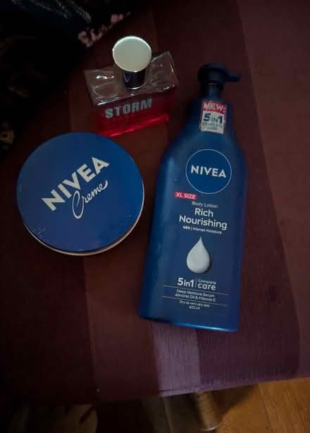Photo of free Nivea set and storm perfume (Freehold LA1) #1