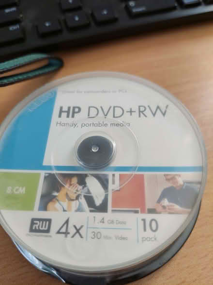 Photo of free HP DVD+RW 8CM DISCS x 10 (Mickleover DE3) #1