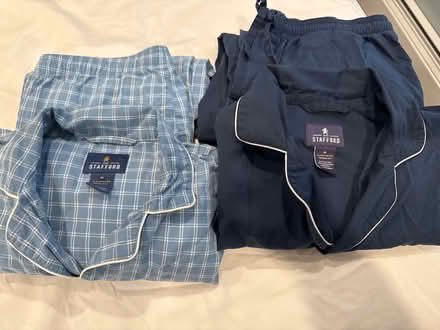 Photo of free 2 pairs Mens Stafford Pajamas PJs M (S Bellmore) #1