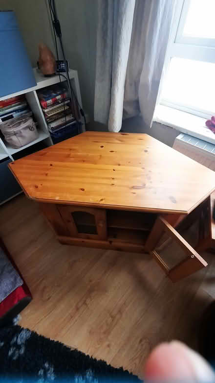 Photo of free Pine corner tv unit (PE16) #2