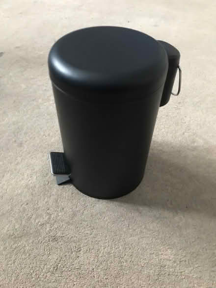 Photo of free Small Black Pedal Bin (Surbiton KT6) #1