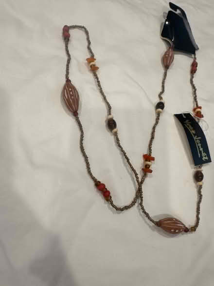 Photo of free long beaded necklace new (S Bellmore) #1