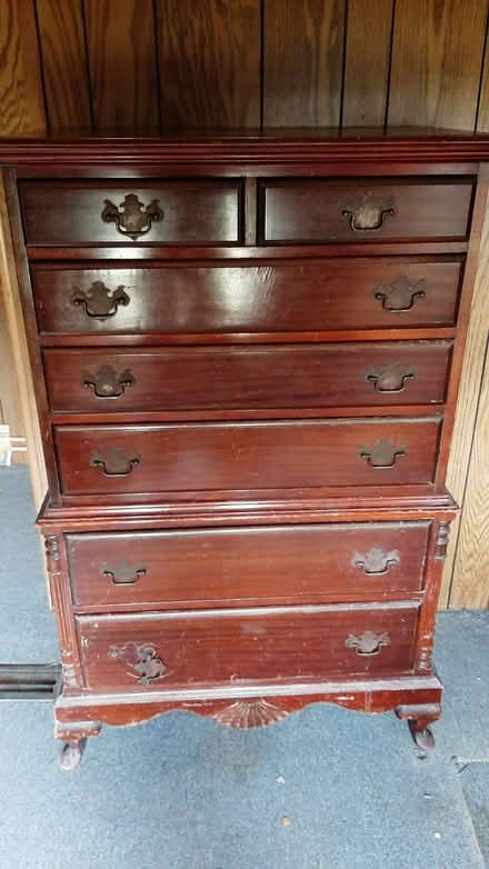 Photo of free Antique dresser & desk (Delta) #1