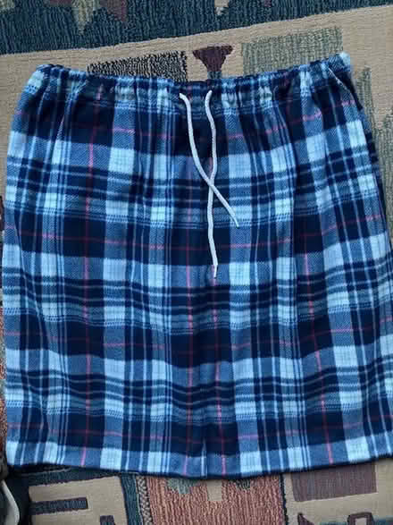 Photo of free plaid flannel skirt sz L (south sunnyvale) #1
