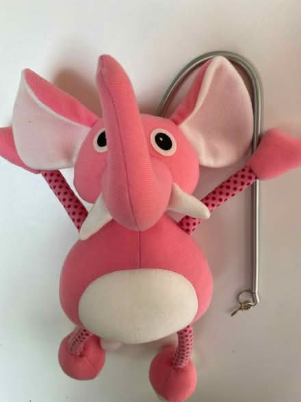 Photo of free Pink Elephant Soft Toy - brand new. To hang from door (Morrell Avenue OX4) #3