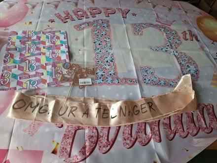 Photo of free 13th birthday party stuff (Fleetville AL1) #1