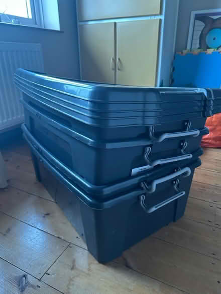 Photo of free Underbed storage crates on wheels (Hollingbury, BN1) #1