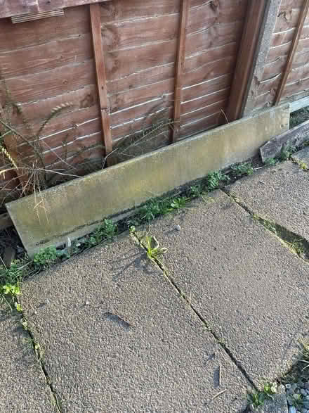 Photo of free Concrete fence kick board (Saltney Ferry CH4) #1