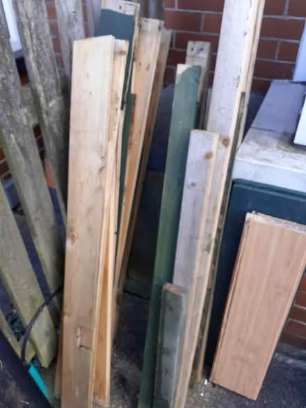 Photo of free Wood pieces and drain pipe (Bradford BD13) #1