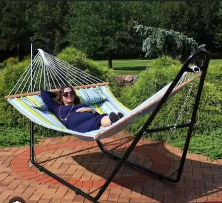 Photo of free Hammock with frame (Burtonsville) #2