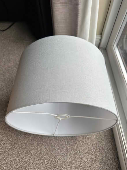 Photo of free Light grey lamp Shade (Skipton BD23) #4
