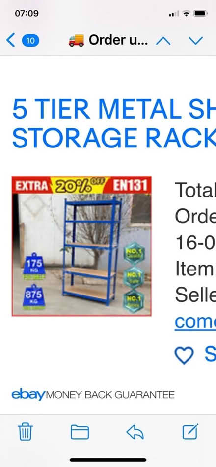 Photo of free 3 x 5 tier storage racks (N14 Oakwood Park) #1