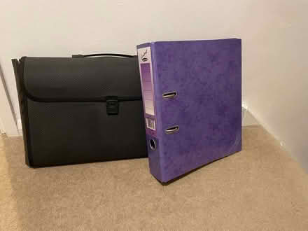 Photo of free Lever Arch File and Plastic Document Holder (CT1) #1