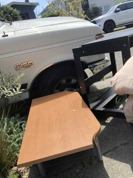 Photo of free Floor desk or desk shelf (West Berkeley) #2