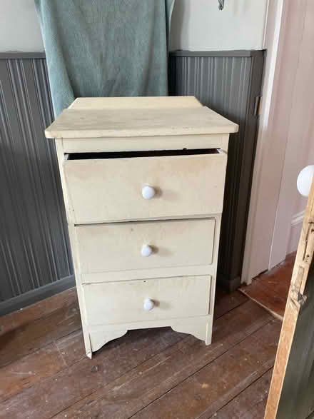 Photo of free Three drawer chest. Painted (CT11 Ramsgate) #1