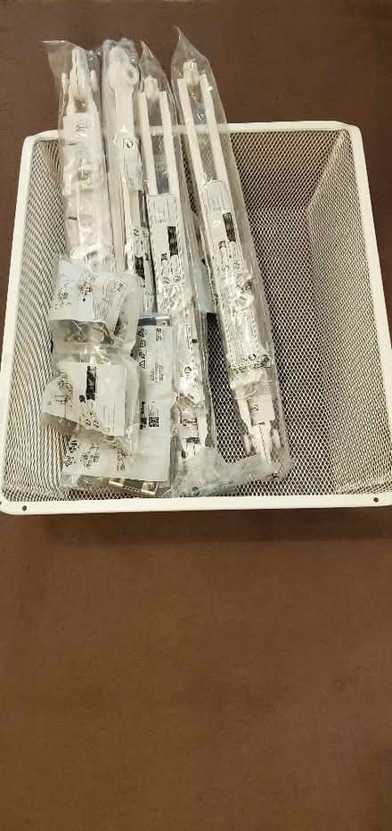 Photo of free Ikea large wire/mesh baskets with runners (Sidemoor B61) #1