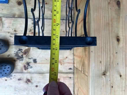 Photo of free Black metal wine/bottle rack (Musbury) #4