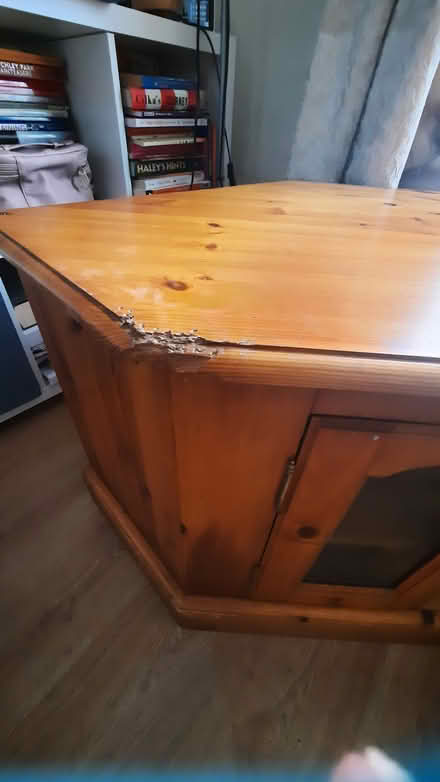 Photo of free Pine corner tv unit (PE16) #3