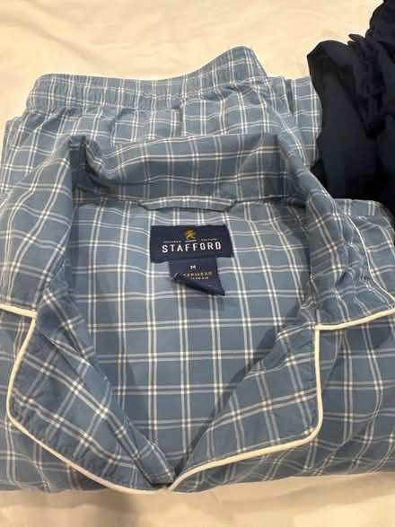 Photo of free 2 pairs Mens Stafford Pajamas PJs M (S Bellmore) #2