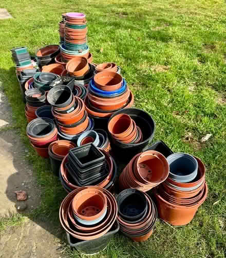 Photo of free Plastic plant pots - various sizes and shapes (Greystoke CA11) #1