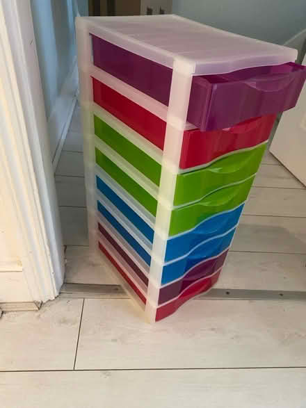 Photo of free Plastic drawers (Stockwell) #1