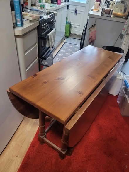 Photo of free Wooden fold away table (Wick BN17) #1