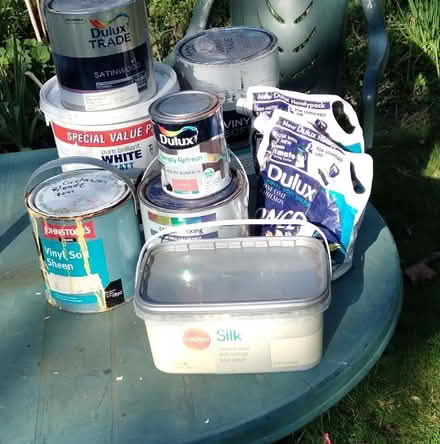 Photo of free Assortment of part used paints (Chorlton M21) #1