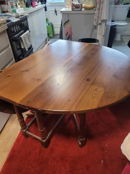 Photo of free Wooden fold away table (Wick BN17) #2