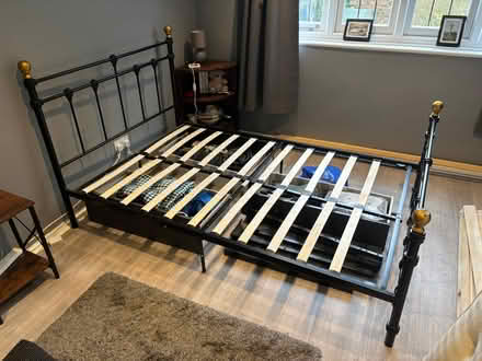 Photo of free Small double metal bed frame (Horsham RH13) #2