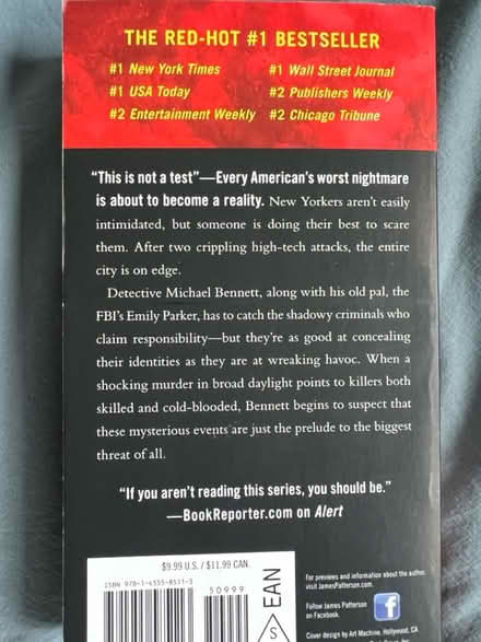 Photo of free James Patterson - Alert book (North Oakville) #2