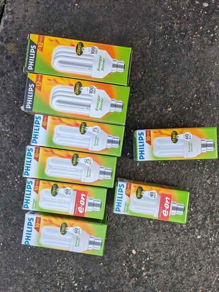 Photo of free Energy Saver Lightbulbs (BC Fitting) fluorescent type (IP3) #1