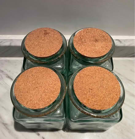 Photo of free 4No glass storage jars (G61) #1