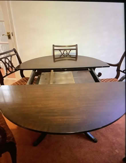 Photo of free Extendable table with chairs (Norwich) #2
