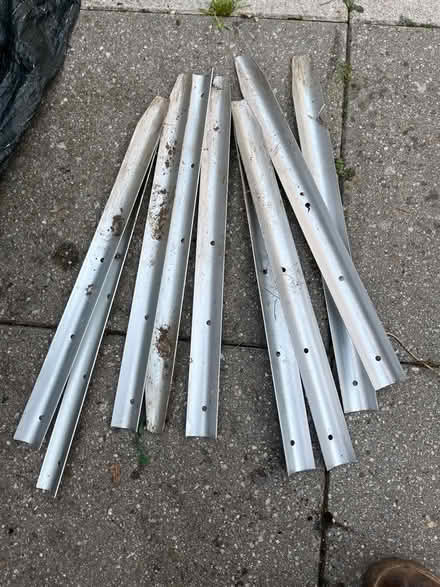 Photo of free Metal garden stakes x9 (Leytonstone E11) #1