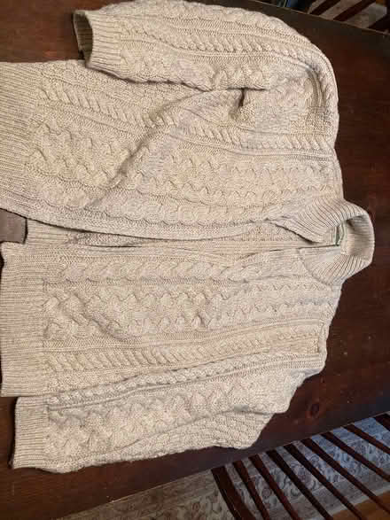 Photo of free Merino Wool Irish sweater (Mt. Pleasant DC) #1